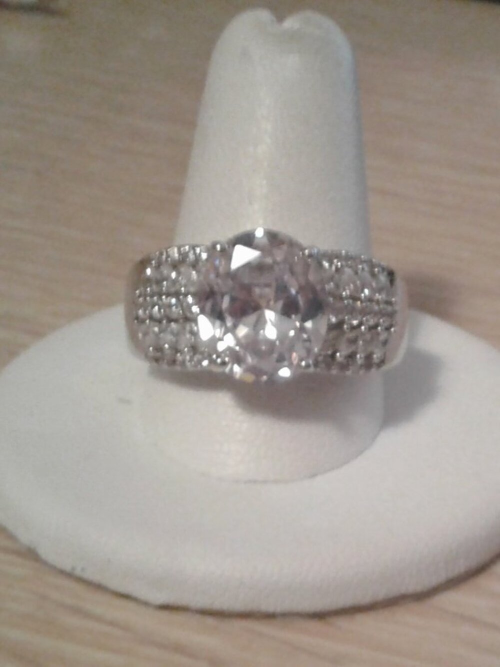 BJH385 Bella Luce CZ Center Design Ring 9.87ctw. Size 10 LNC